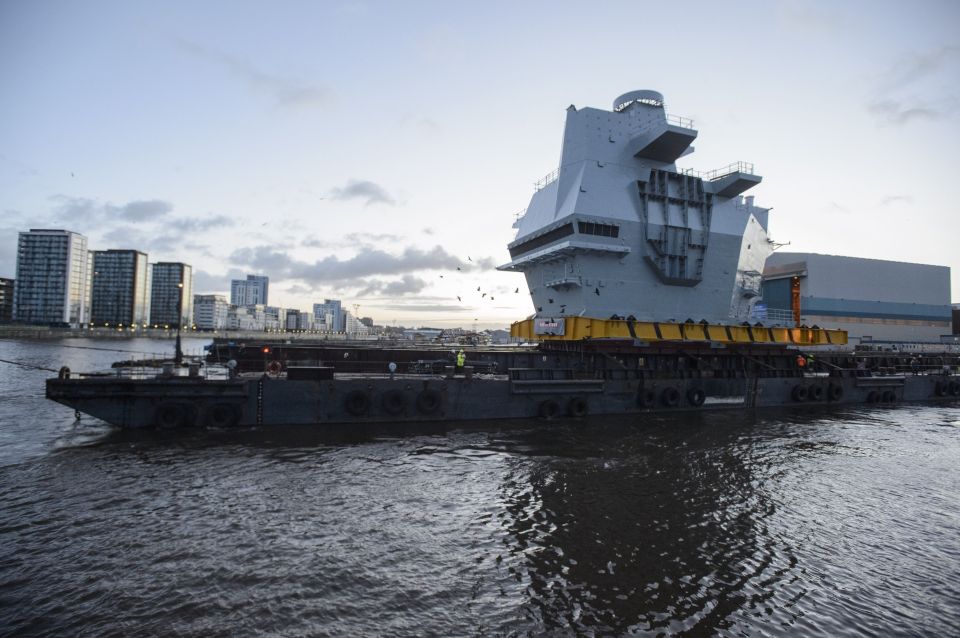  Sister ship, HMS Prince of Wales is expected to be commissioned in 2020