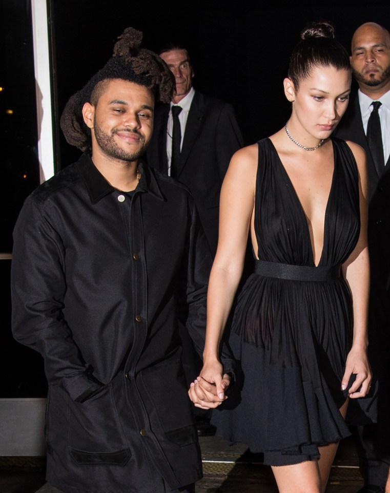 Bella hadid and the weeknd