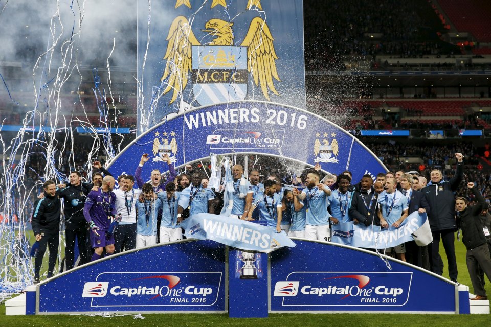  Manchester City won the sponsor-less title last season