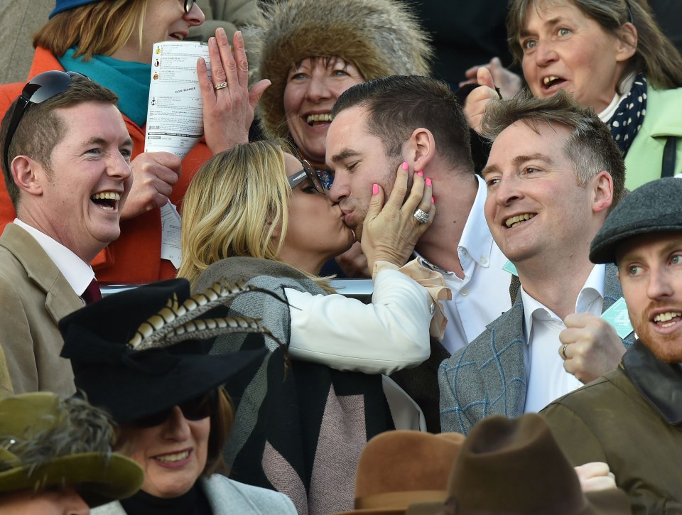  At the Cheltenham races last St. Patrick's Day