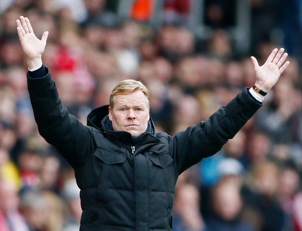  Ronald Koeman worked with Schneiderlin at Southampton