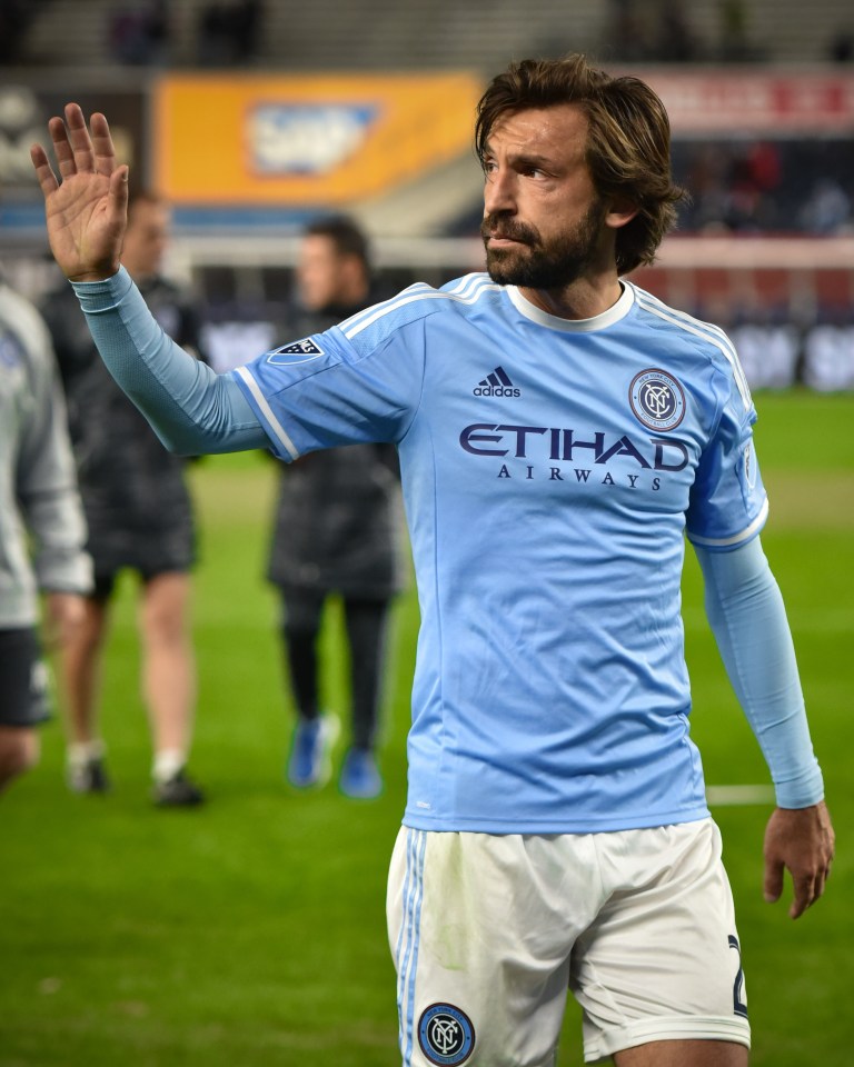  Pirlo moved to the MLS after feeling like he had 'won everything' in Italy