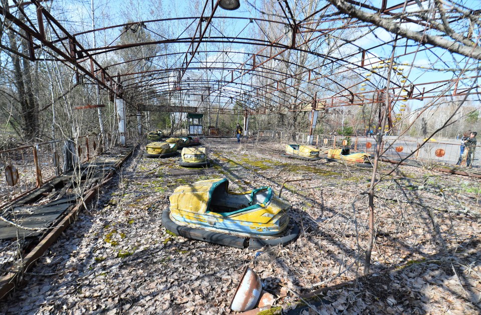  The fun park of the deserted city of Pripyat, near the site