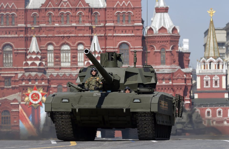  Russia’s revolutionary Armata tank is thought to be faster and lighter than Britain's Challenger II