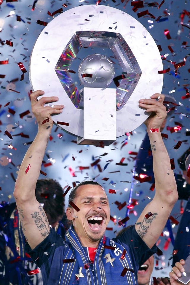  Ibrahimovic has won 13 titles in his career, the last coming with PSG in May