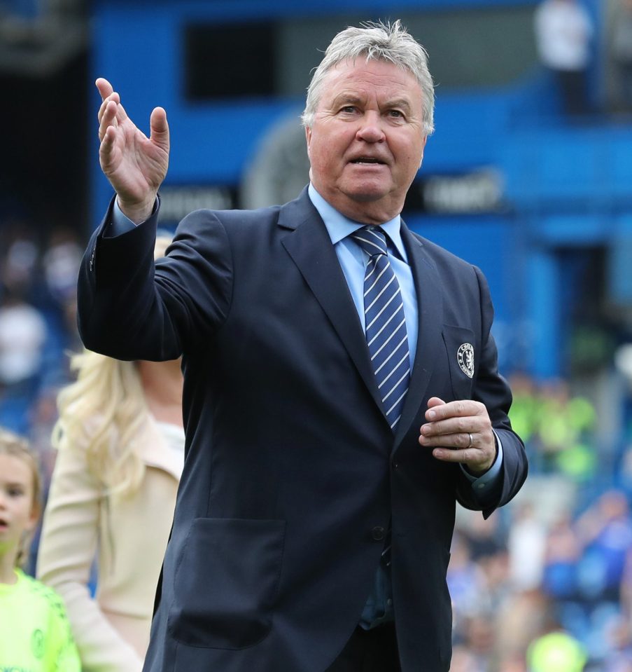  Former Chelsea boss Guus Hiddink is another contender to land the job