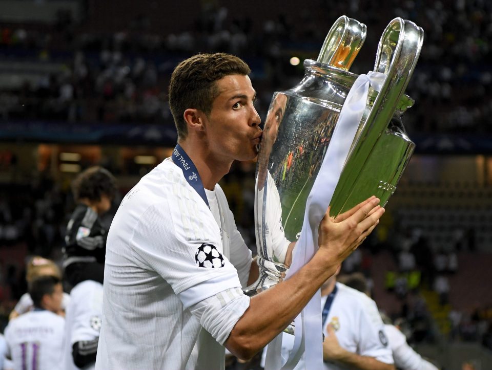  Ronaldo won the third Champions League in May