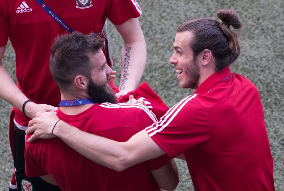  Joe Ledley and Gareth Bale are known as big pranksters in the Red Dragons squad