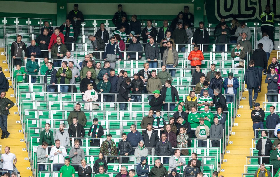  The Premier League have cited the success of Celtic's 3,000 rail seats as an example of safe standing working