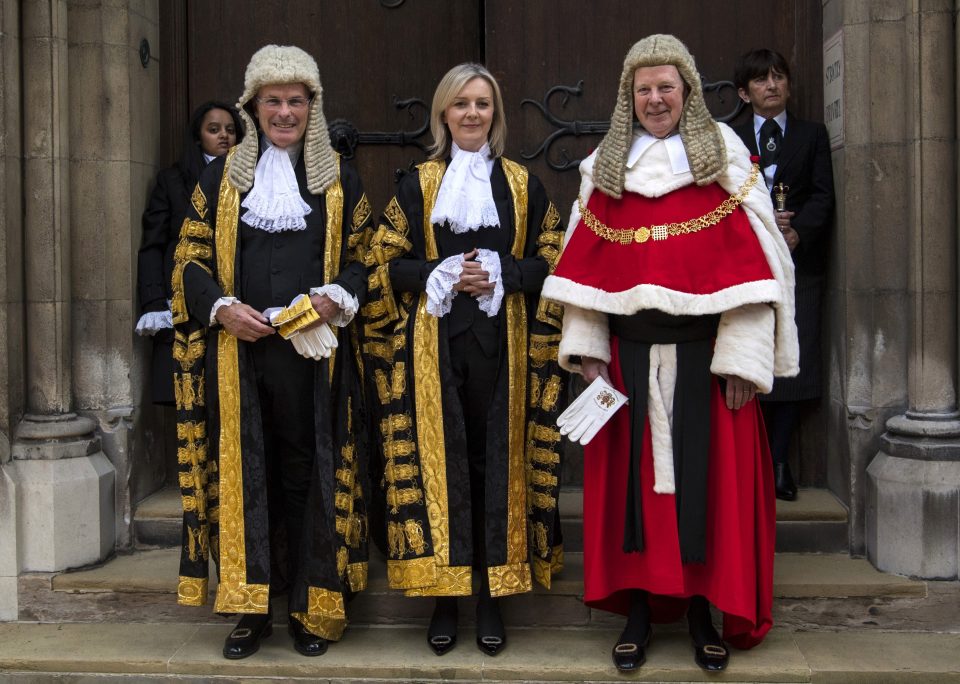  Liz Truss has been criticised for not defending Lord John Thomas the Lord Chief Justice, and Lord John Dyson, the Master of the Rolls