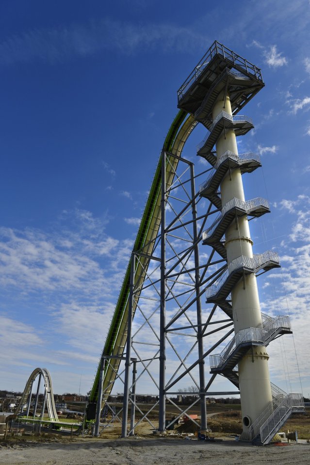  The Verrückt was the tallest water slide in the world when it opened in 2014