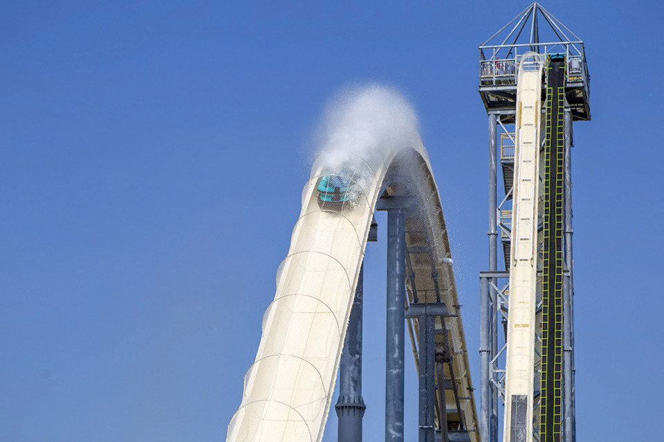  The slide was torn down in November 2018 after the probe into Caleb's death had been completed