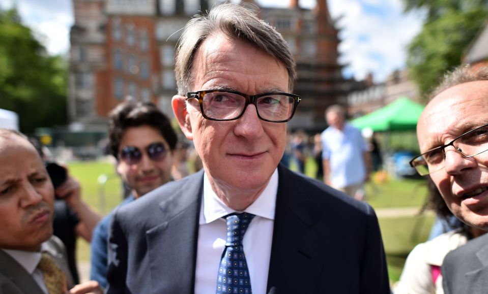  Peter Mandelson's attack on Theresa May was hypocritical