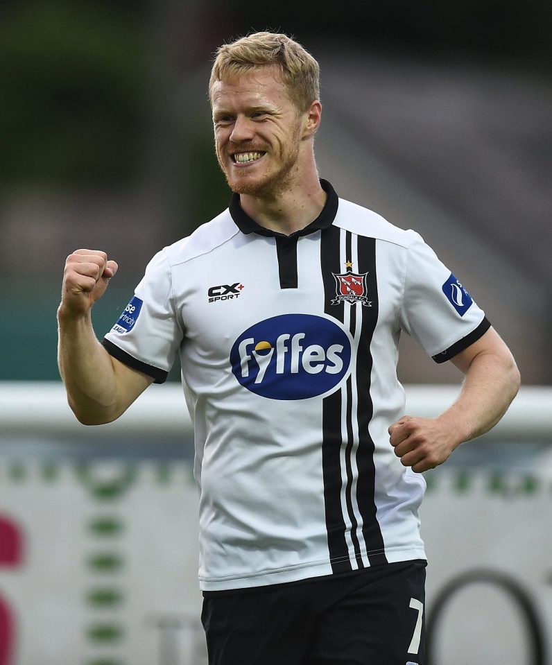  Dundalk winger Daryl Horgan has caught the eye of Newcastle and Sunderland