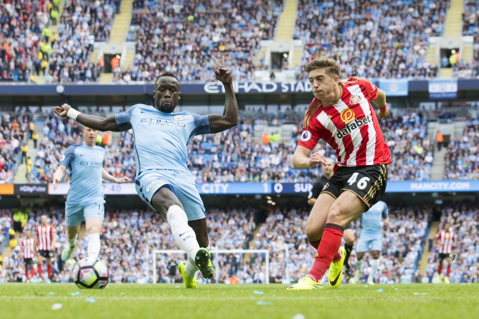 Lynden Gooch also clocked a rapid time against Man City at the start of the season