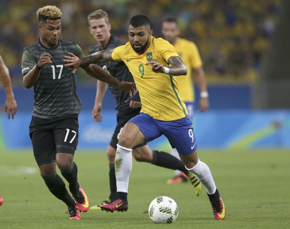  Gabriel Barbosa starred for Brazil in the Rio Olympics this summer