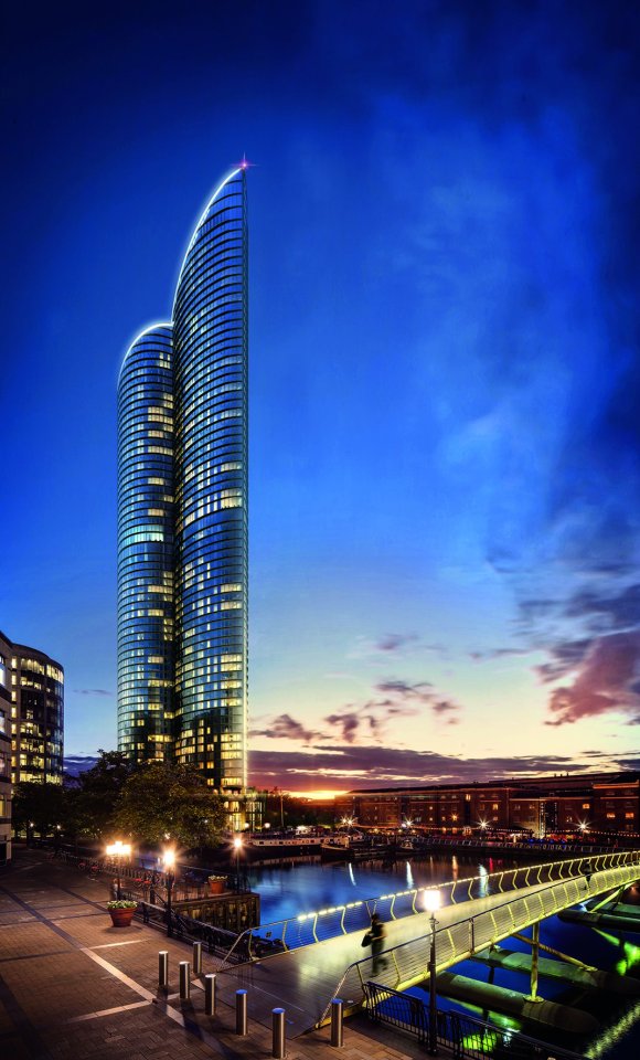  A spa, an infinity pool, a gym, a jacuzzi, and a fitness studio will be on the 35th floor