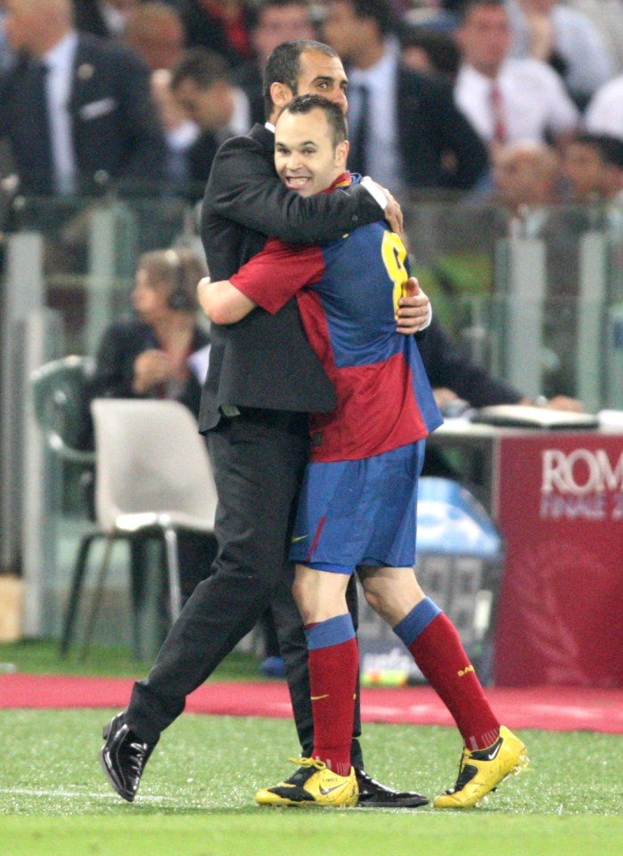  Andres Iniesta would dig Pep Guardiola out of a hole with goals in big games