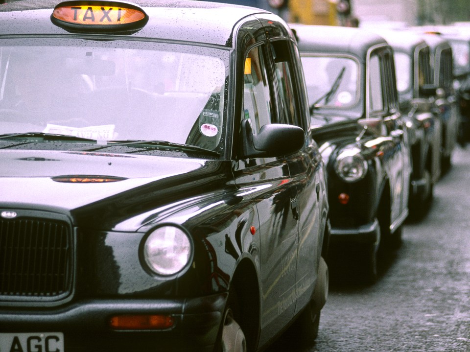  London's black cabs have a distinctive look - but can you spot one in a crowd or cars?