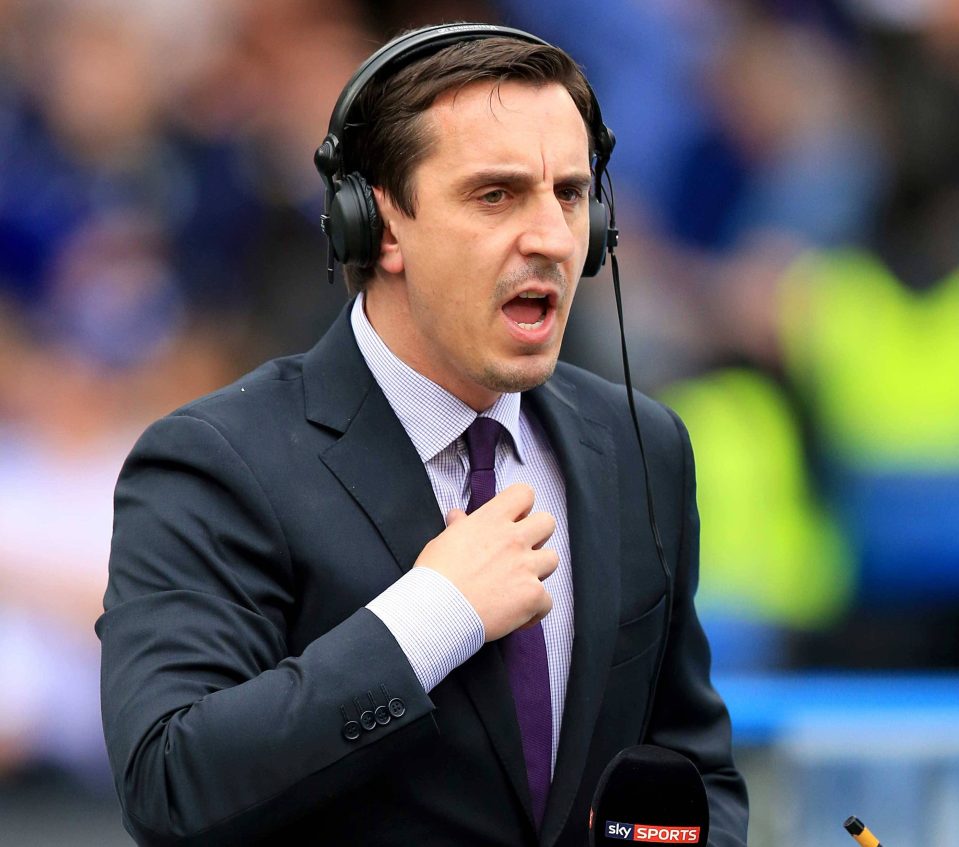  Gary Neville has revealed who his top three Premier League players are