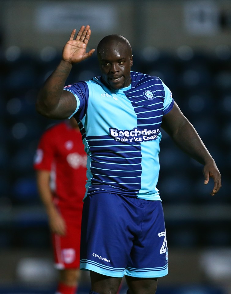  Adebayo Akinfenwa made the claims of racism against Cambridge United fans