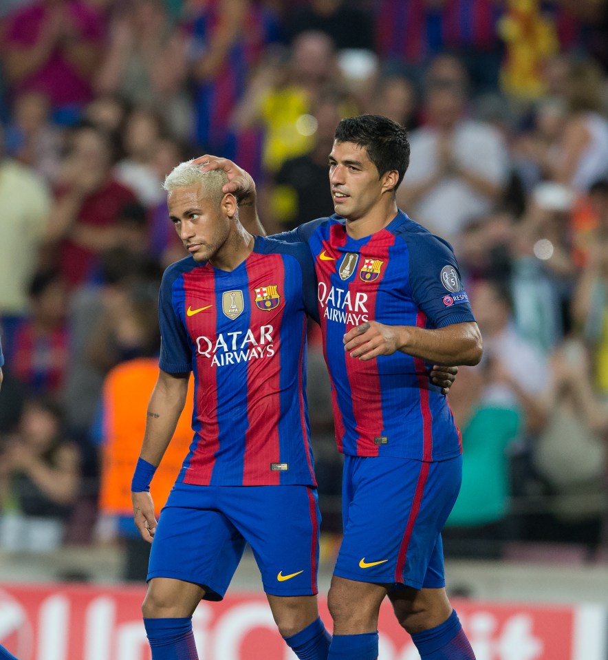  Neymar and Suarez have both signed improved contracts this season