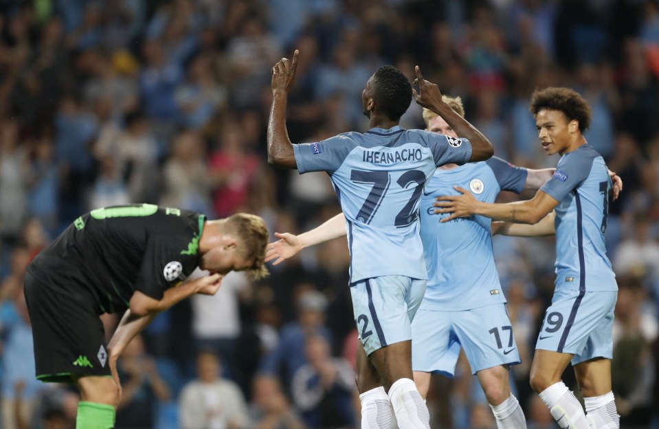  Man City beat their opponents 4-0 at the Etihad