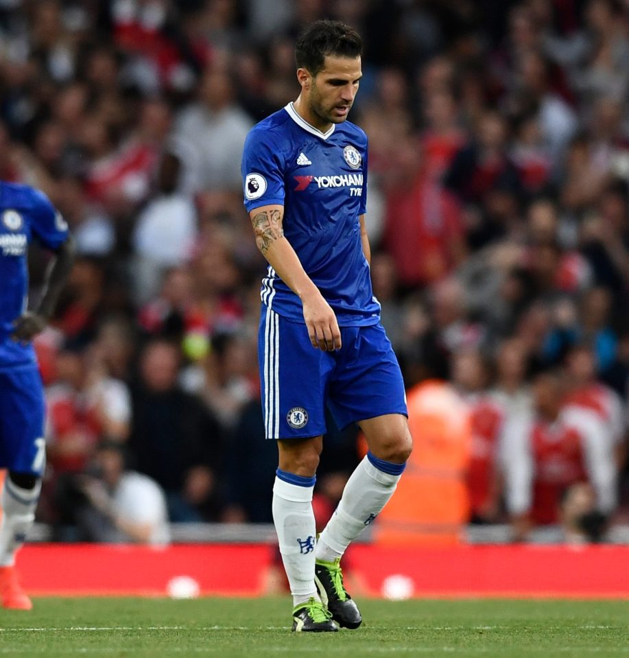  Chelsea outcast Cesc Fabregas could move to Italian giants Milan