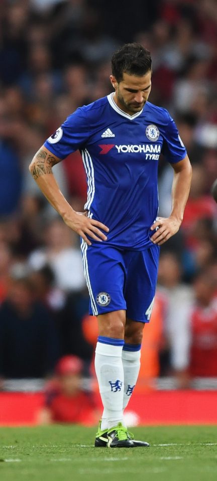  Cesc Fabregas looks certain to leave Chelsea in the near future