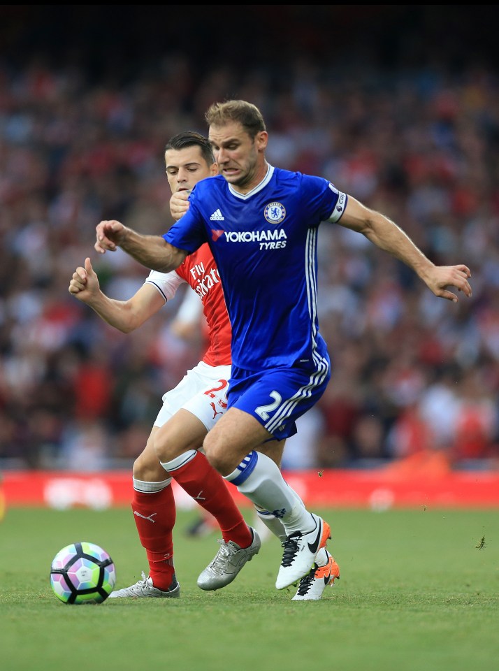 Branislav Ivanovic is also set to leave for nothing at the end of the season