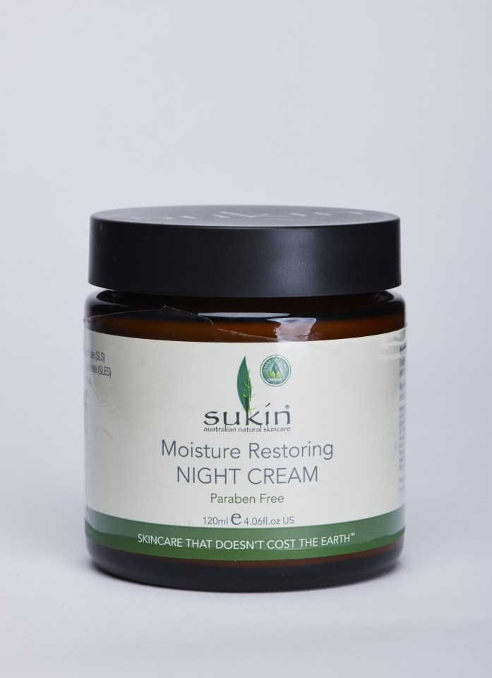  Sukin Overnight Moisture-Restoring Night Cream (£13.57, 123healthshop.co.uk)