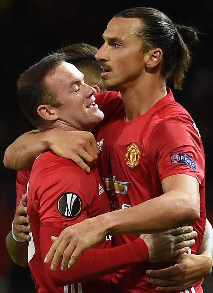  There is surprisingly no room in the team for Zlatan Ibrahimovic or Wayne Rooney