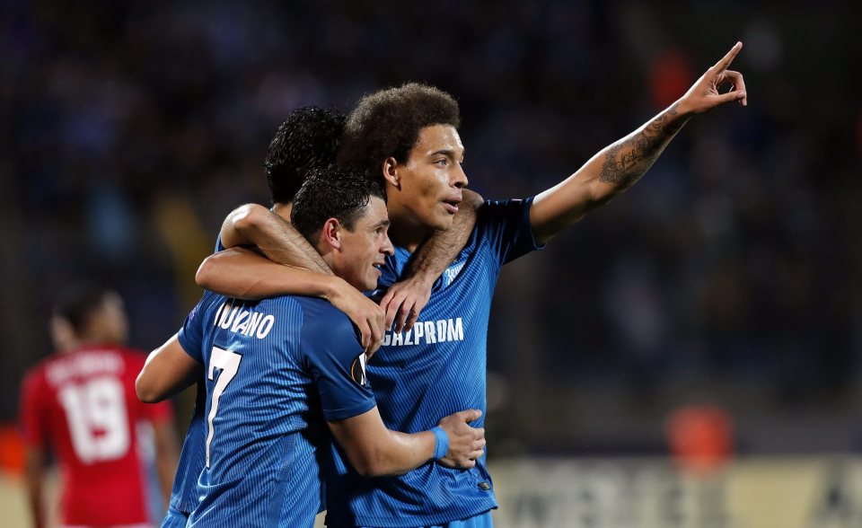  Witsel is in the final year of his contract at the Russian club