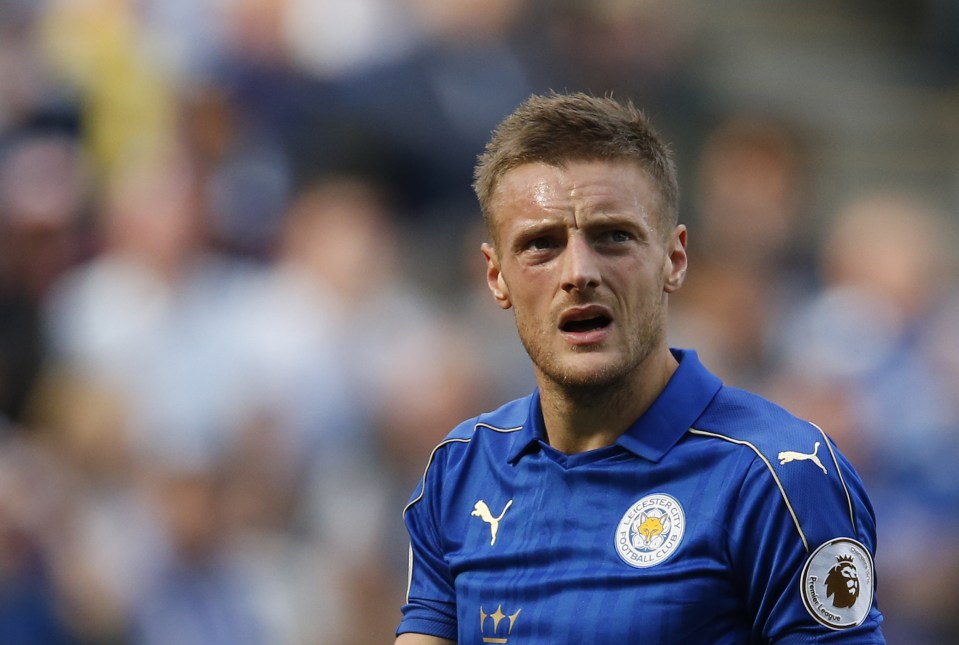  Jamie Vardy's heroics for Leicester last season saw him named as third best in the world by Griezmann