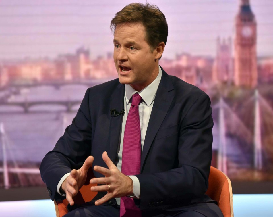  Liberal Democrat European Union spokesperson Nick Clegg is one of a number of MPs who may vote against the Article 50 bill