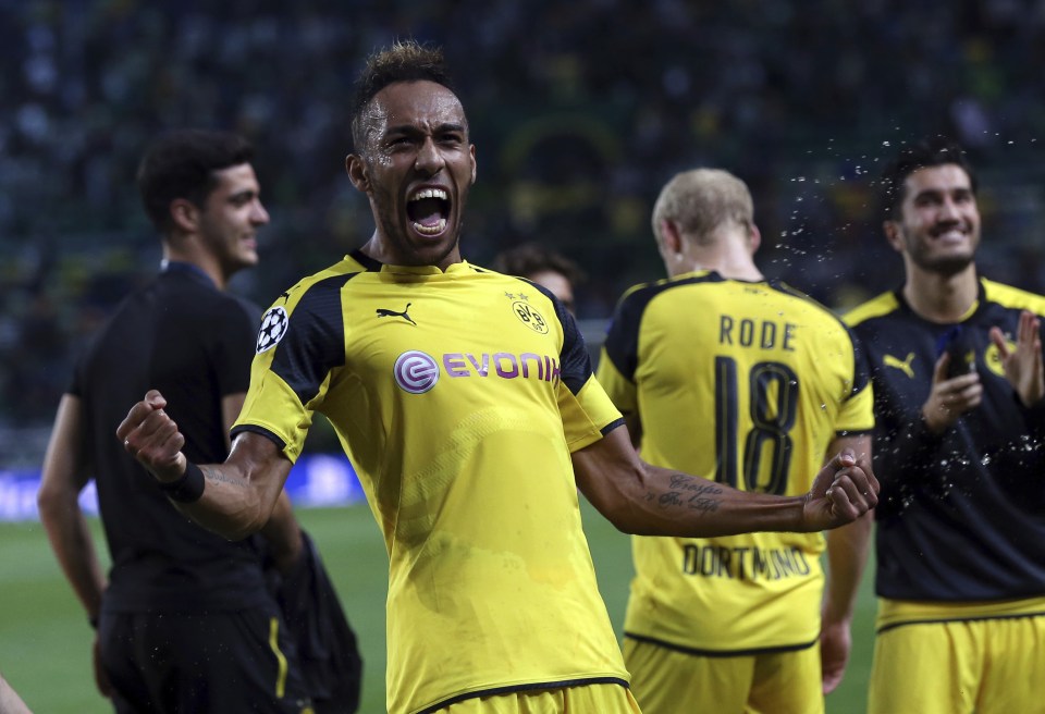  Pierre-Emerick Aubameyang is Borussia Dortmund's star striker