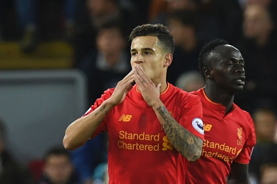  Philippe Coutinho has been nicknamed 'David Blaine' by Liverpool teammate Daniel Sturridge