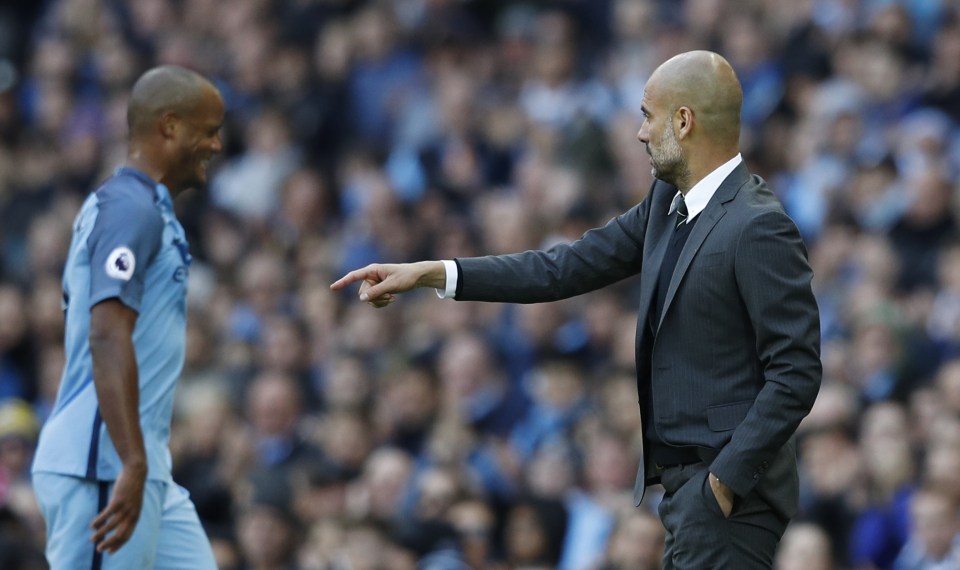  Guardiola has said he will be patient with Kompany but for how long?