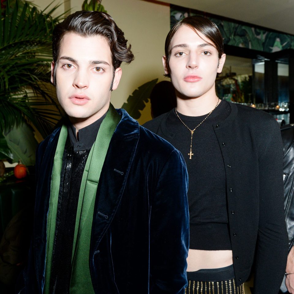  Peter Brant Jr and his brother, Harry at a Dior launch event