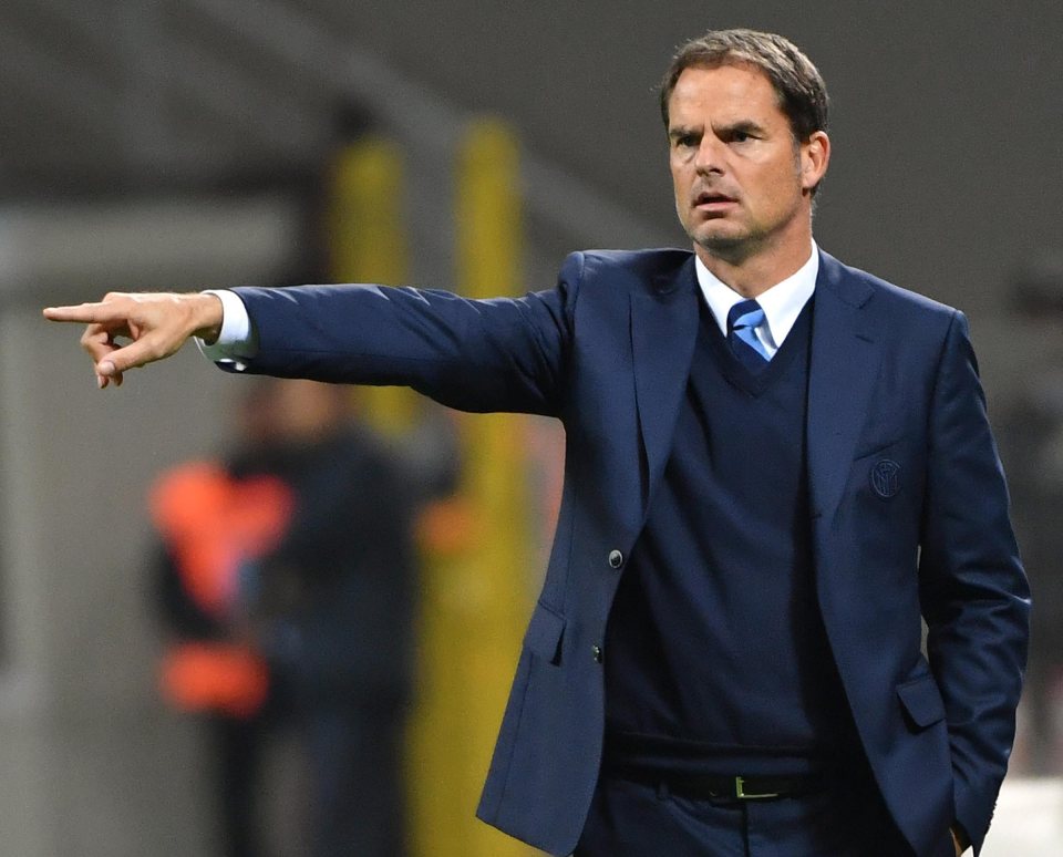  Frank De Boer was sacked as manager of Inter Milan after just 14 games in charge