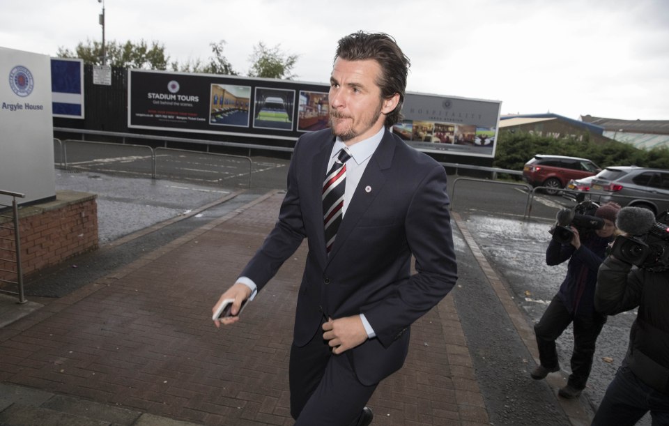 Barton left Ibrox a couple of weeks ago after crunch talks with Rangers officials