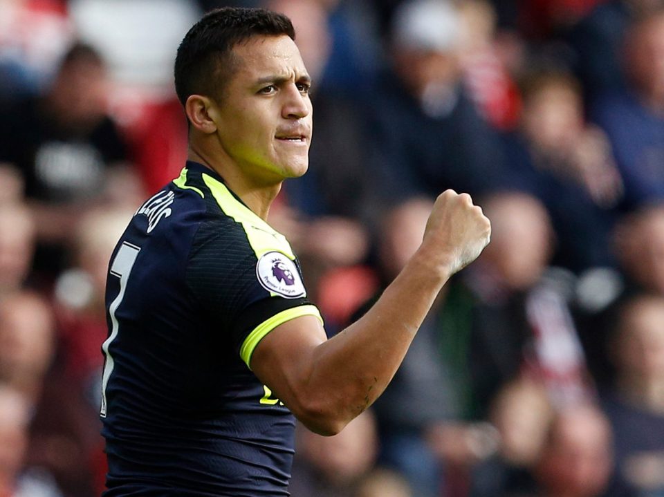  Alexis Sanchez has been preferred up front for most of the season