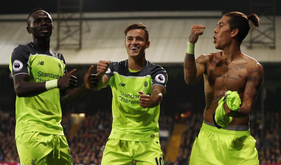  Liverpool's front three have been in scintillating form this season