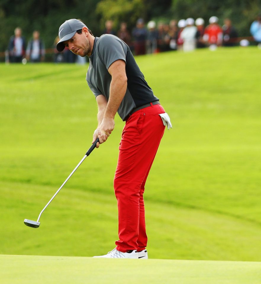  Rory McIlroy is looking to leapfrog four players to become world No1 again