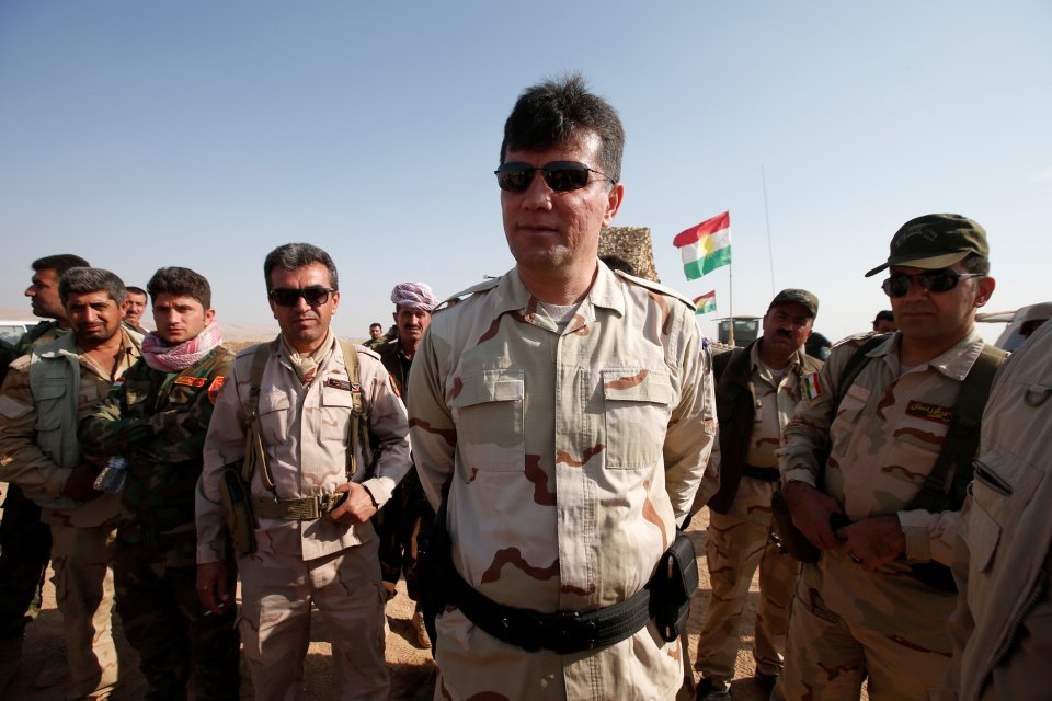  Brigadier general Bahram Yasin addressed reporters as special forces prepared to enter the east of Mosul