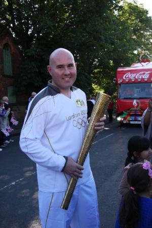  Buckden, who was chosen to carry the Olympic torch in 2012, ran several marathons for charities