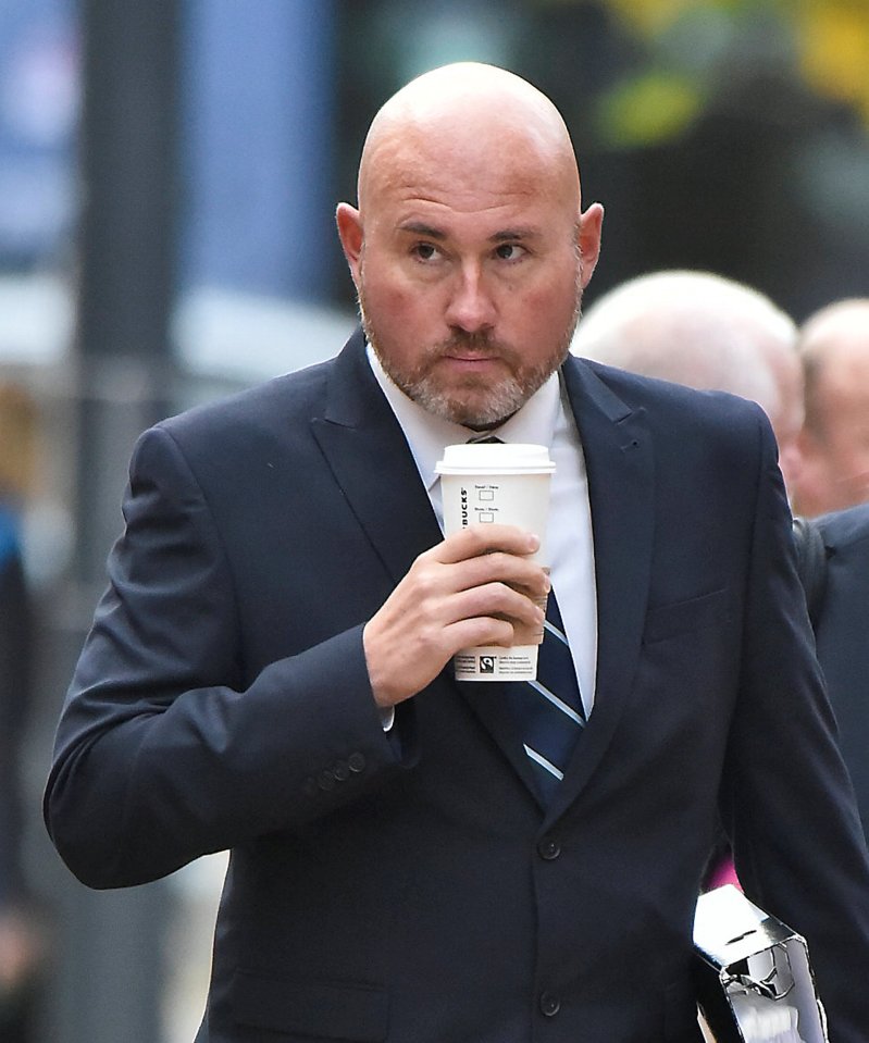  Simon Buckden outside of court yesterday where jurors were told how he scammed businesses out of thousands of pounds