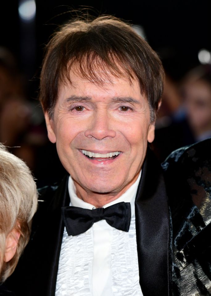  Beaming Sir Cliff Richard at The Pride of Britain Awards