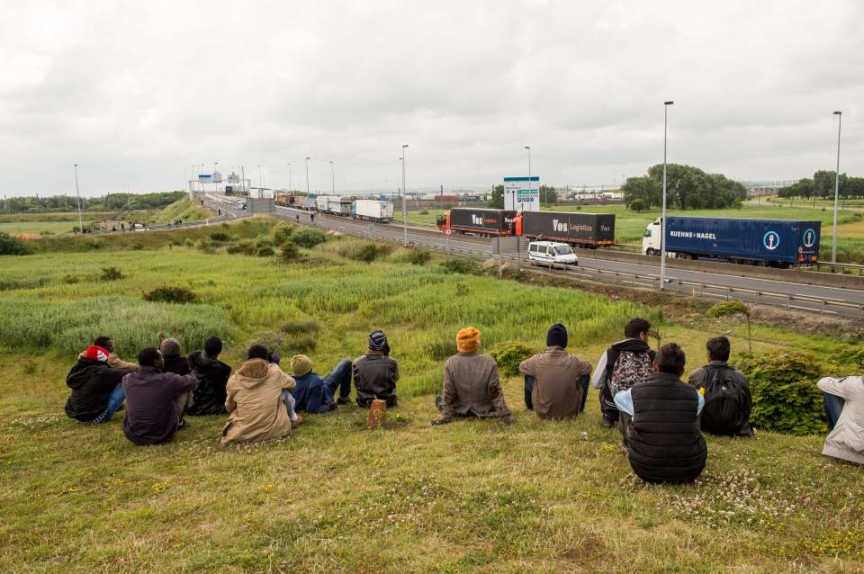  Motorists have been complaining for many months that routes through Calais are dangerous