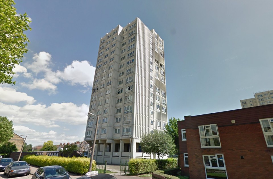  Block of flats in Essex where Troisi started blaze